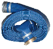 Lay Flat Blue PVC Discharge Hose