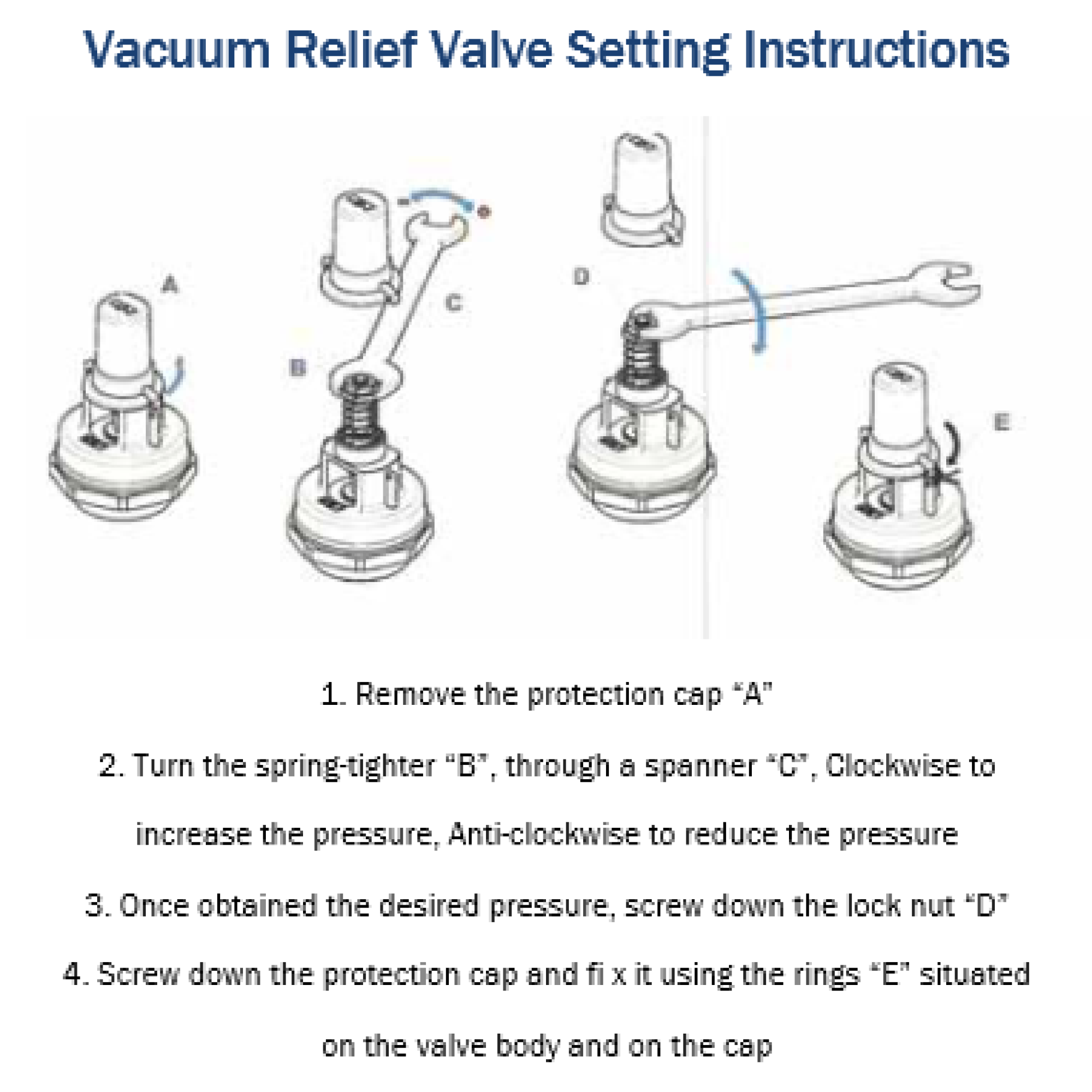 1.5" Brass Vacuum Relief Valve