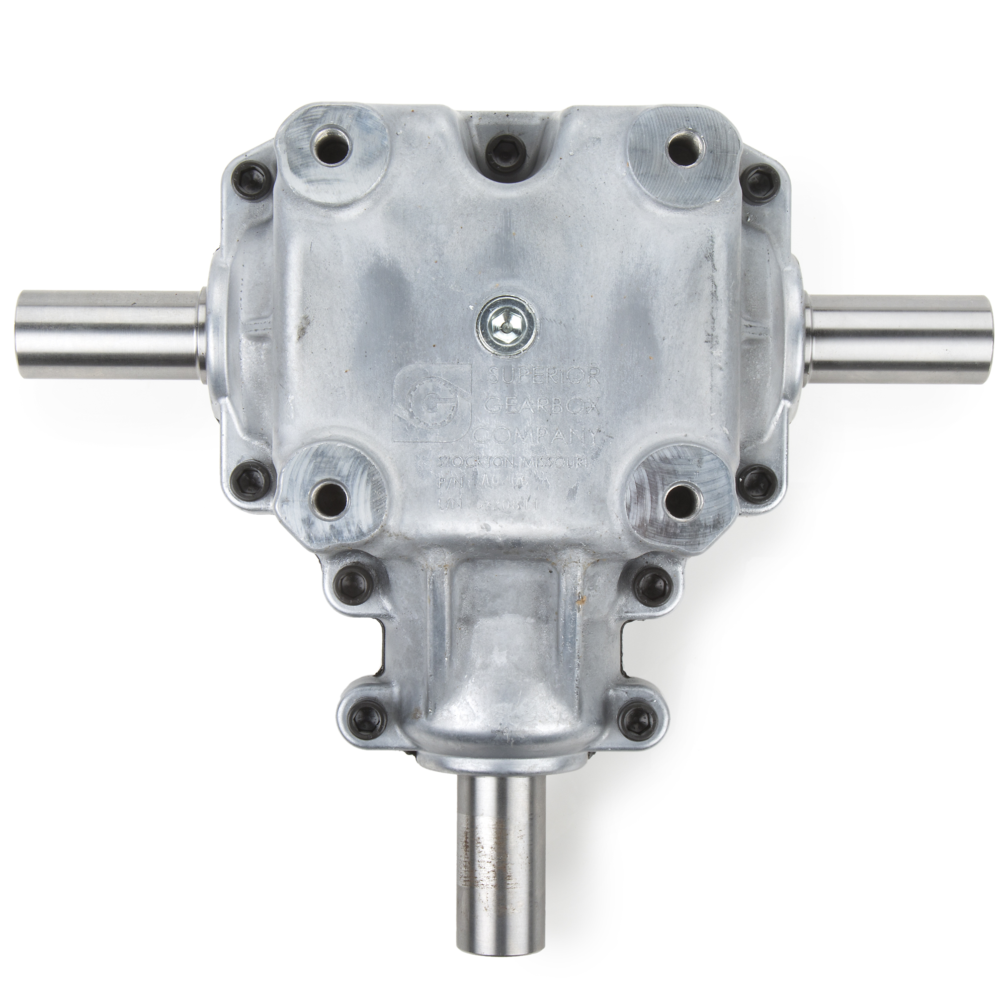 3 Shaft Gearbox 1:1 Ratio - 200 Series with 1in Shaft