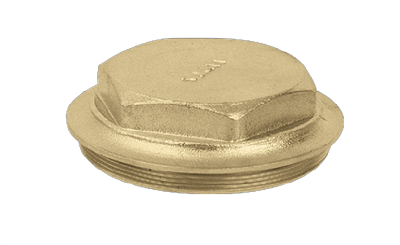 Brass Threaded Cap for 2