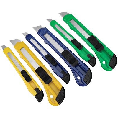 6 pc. Snap Blade Knife Set