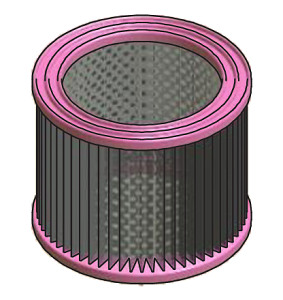 Filter Element Inlet for Challenger 607 and 866 Vacuum Pump