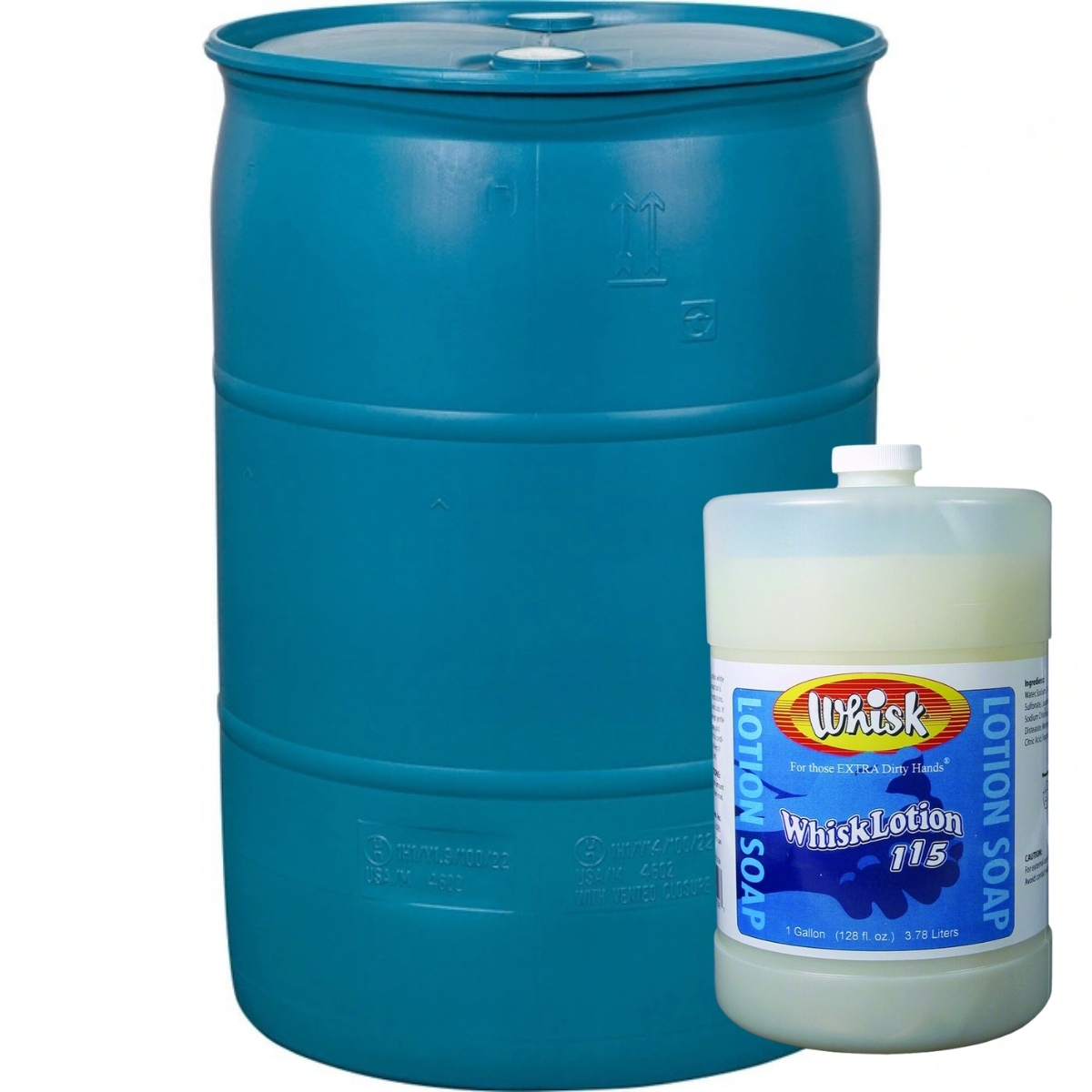 WhiskLotion 115 White Lotion Soap, Liquid, 55 Gal, case of 1
