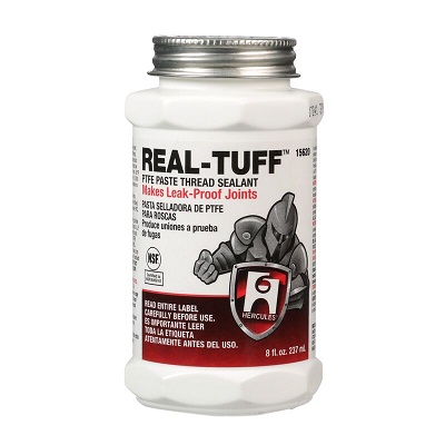 Hercules Real Tuff White PTFE Thread Sealant - 8oz