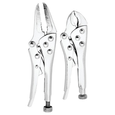 2 pc. Locking Pliers Set