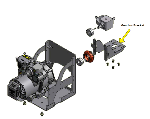 Challenger 607/866 Gearbox Bracket