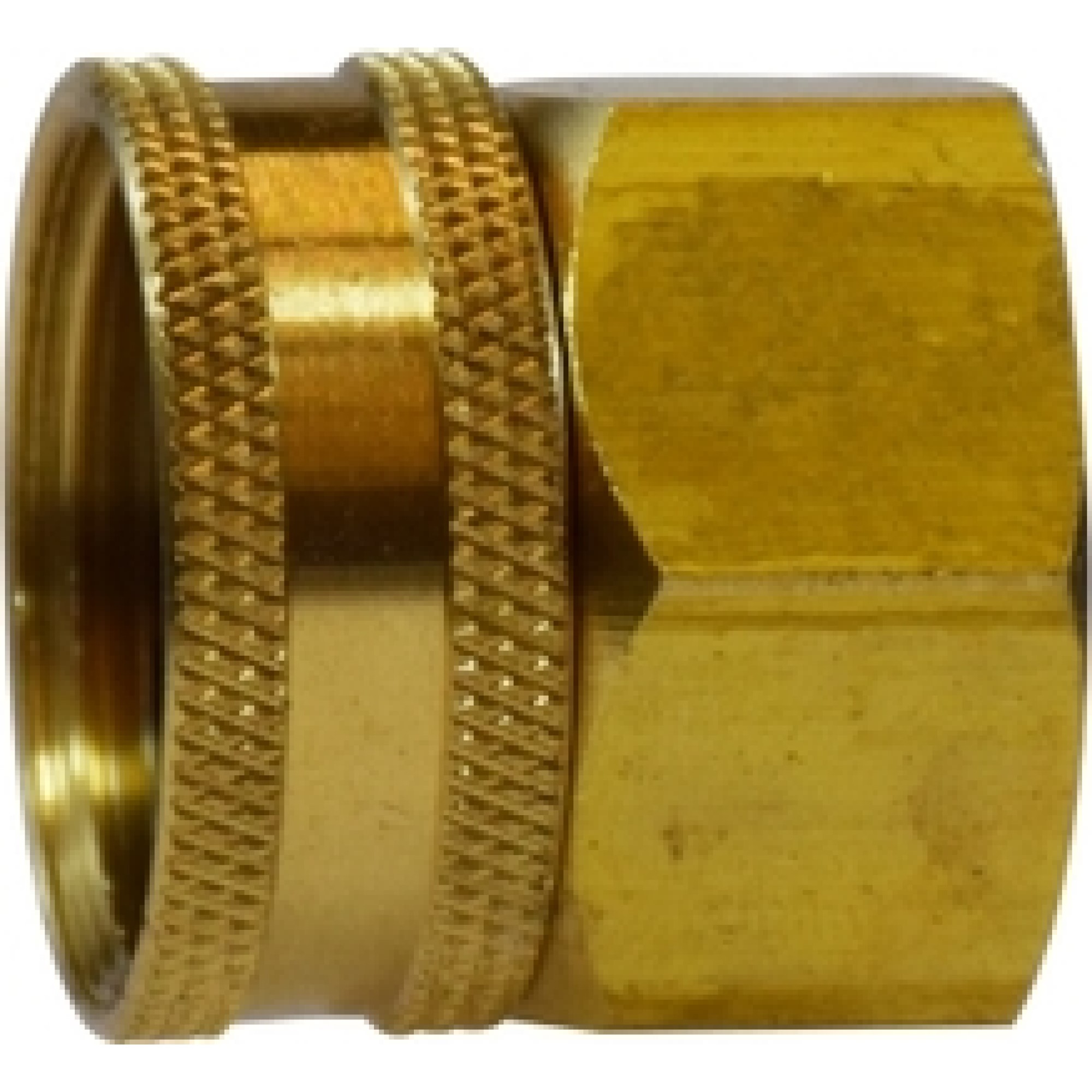 Brass Swivel Garden Hose Adapter 3/4" FGHT X 1/2" FNPT