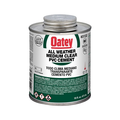 Oatey All Weather Medium PVC Cement - 16oz
