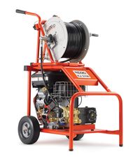 RIDGID KJ-3100 GAS Water Jetter 3100 PSI 5.5 GPM 2-10 in with H-38 Reel Cart