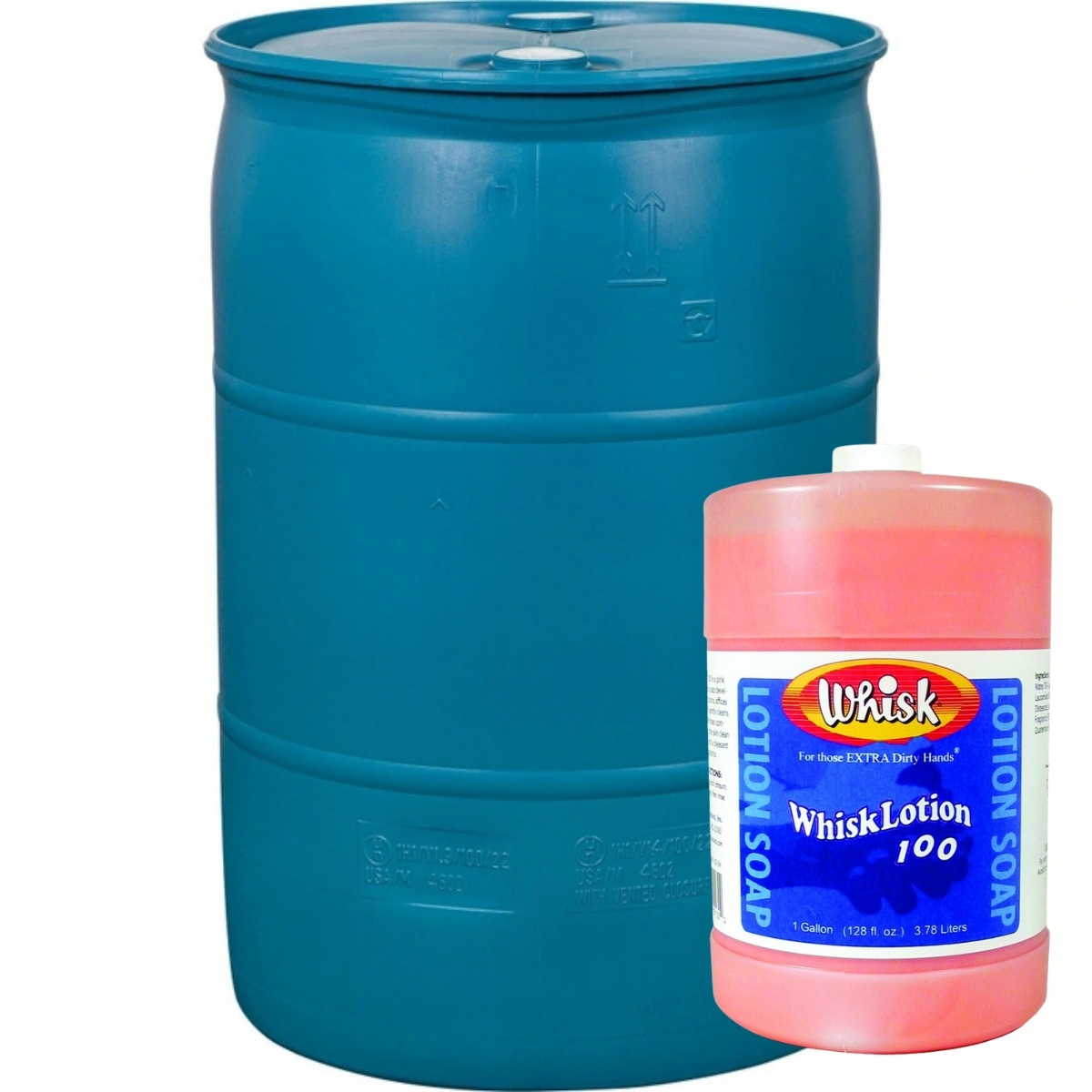 WhiskLotion 100 Pink Lotion Soap, Liquid, 55 Gal, case of 1