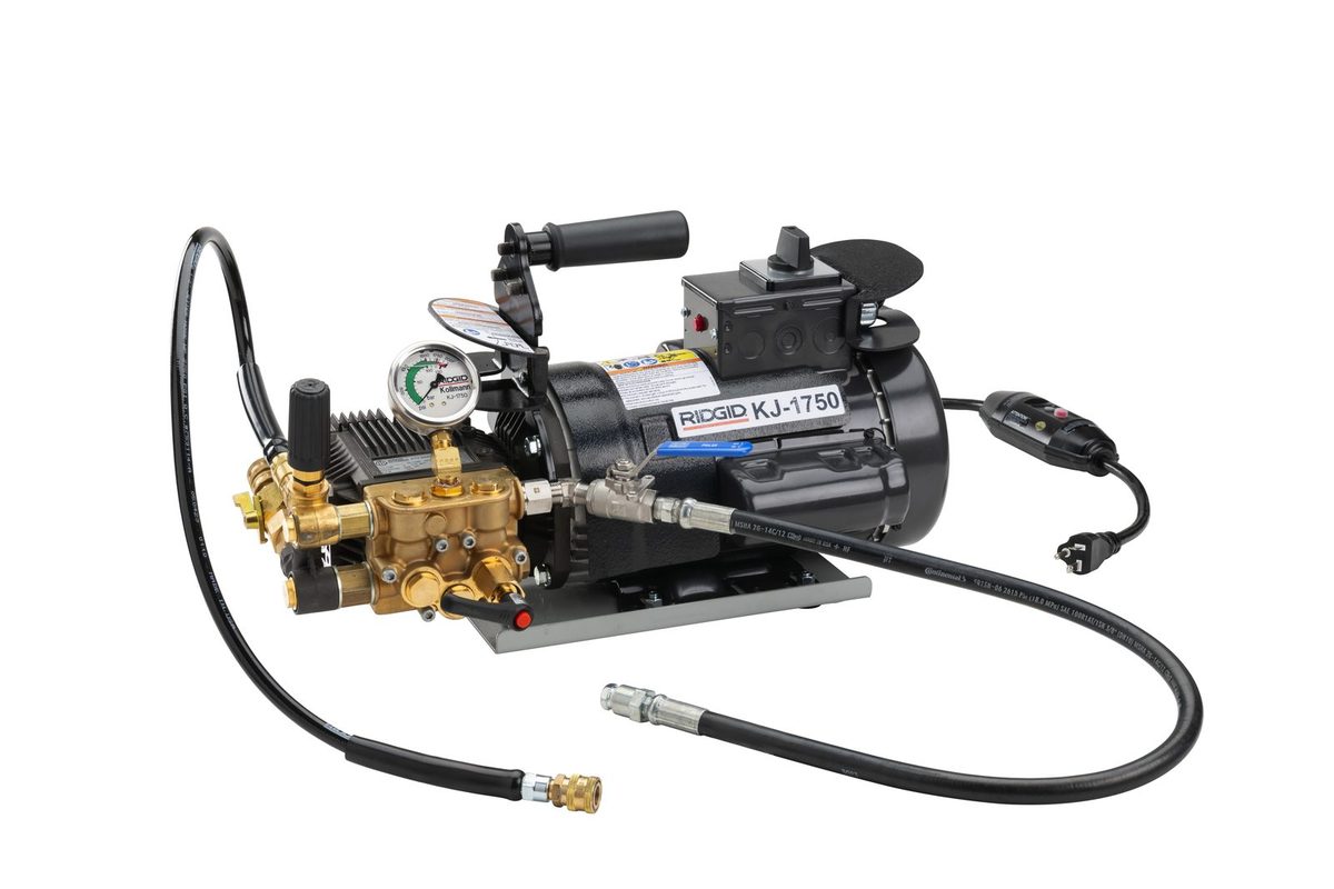 RIDGID KJ-1750-C 115V Water Jetter 1750 PSI 1.4 GPM with H-30 Cart