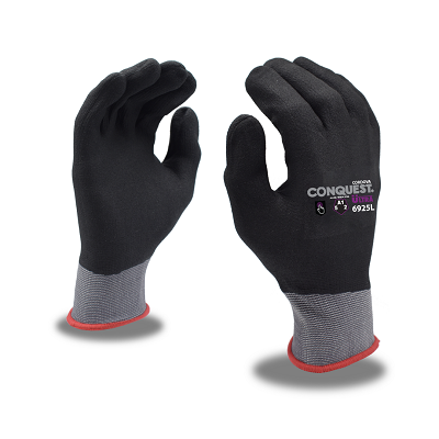 Black Nitrile Full Dip Glove