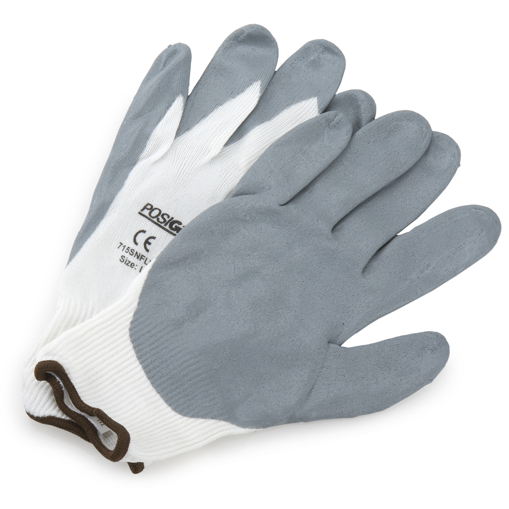 Gray Lunar Foam Nitrile Dip Glove