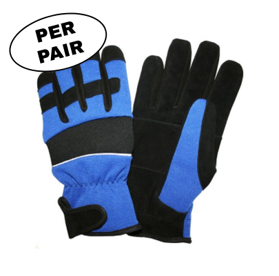 Pit Pro Activity Black/Blue Thinsulate Lined Glove - M