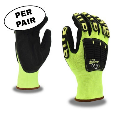 OGRE Impact Padded Sandy Nitrile Grip Glove