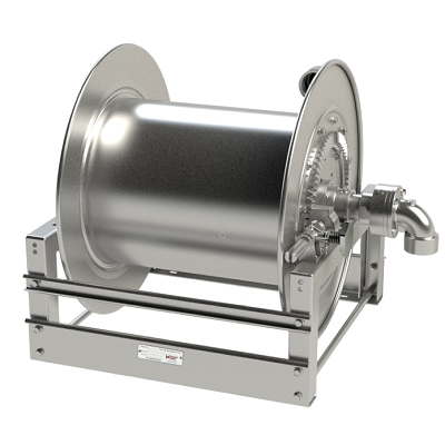 8000 Series Manual Rewind Hose Reel - 80' of 1-1/2