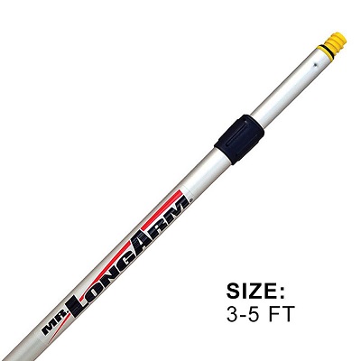 Tele-Wash Water-Fed Cleaning Pole 3-5' Long