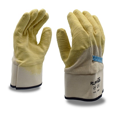 Latex Rubber Crinkle Finish Glove W/ Safety Cuff