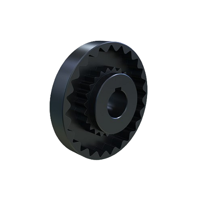 #8 Coupling Flange with 32mm Bore - 10mm Keyway