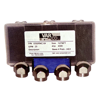 Round Nose Jetter Nozzle Kit