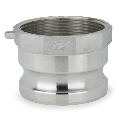 Type A Male Adapter x Female NPT - Stainless Steel