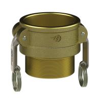 PT Coupling 64182015 Reducer Coupler, 2 in Type B x 1-1/2 in MNPT, 316 Stainless Steel