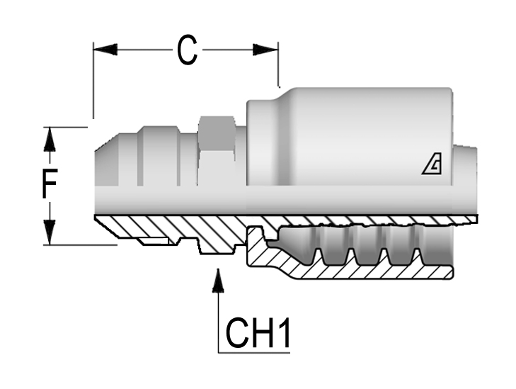 JIC Male 37 Degree Cone Hydraulic Fitting