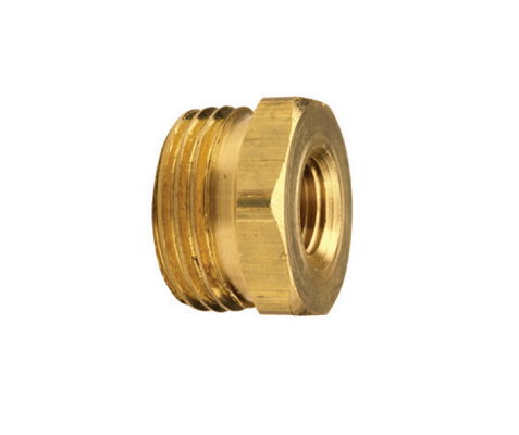 Brass Rigid Garden Hose Adapter - 3/4