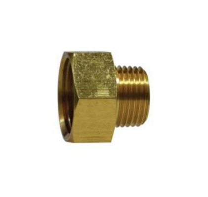 Brass Rigid Garden Hose Adapter - 3/4