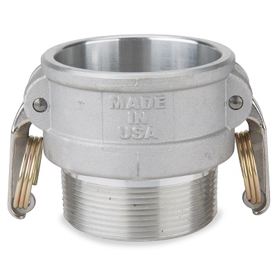 Type B Female Coupler x Male NPT - USA Aluminum
