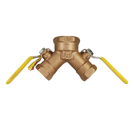 Dual Vented Y Valve 1-1/4