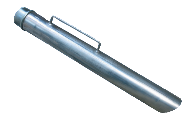 4 IN x 48 IN BANDLOCK HIGH ABRASIVE BULK NOZZLE, MALE END