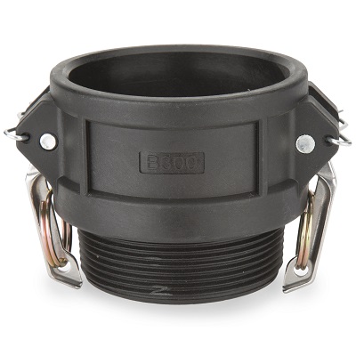 Type B Female Coupler x Male NPT - Polypropylene