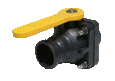 BANJO STUBBY VALVE - 2 MALE ADAPTER X 2 F NPT
