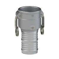 Type C Swivel Coupler x Hose Shank - USA Aluminum