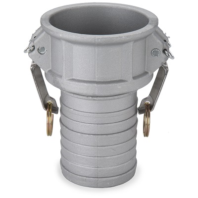 Type C Female Coupler x Hose Shank - Aluminum