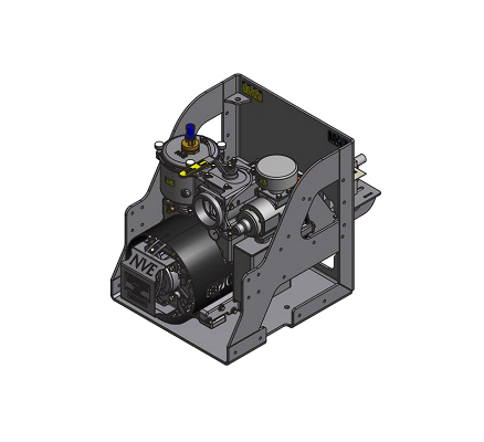 Challenger 887 PRO Fan Cooled CCW with Hydraulic Motor Adapter