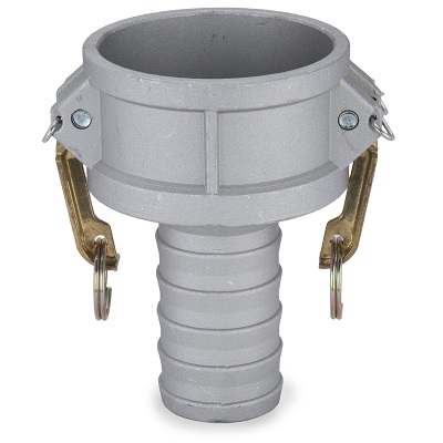 Type CR Female Coupler x Hose Shank - Aluminum