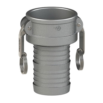 Type C Female Coupler x Hose Shank - USA Stainless Steel