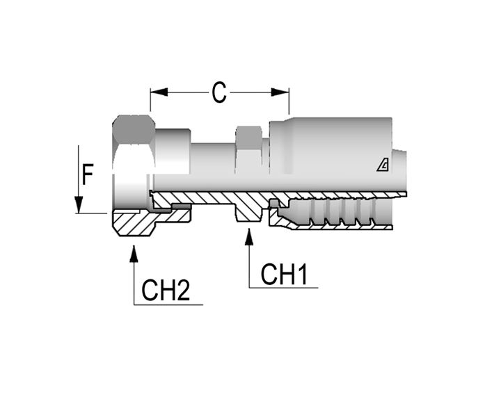 ORFS Female Swivel