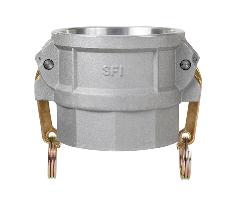 Type D Female Coupler x Female NPT - Aluminum