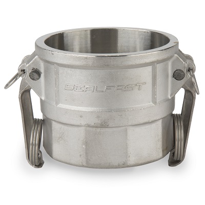 Type D Female Coupler x Female NPT - Stainless Steel
