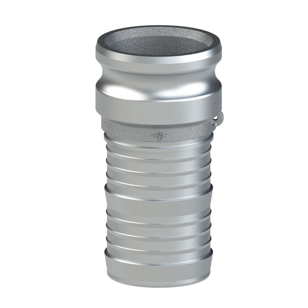 PT Coupling CF1000512 Adapter, 1-1/4 in Type E x 1-1/4 in Hose Shank, Aluminum