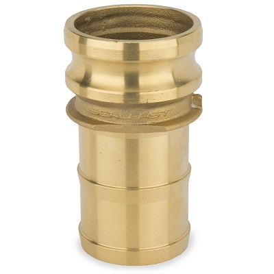 Type E Male Adapter x Hose Shank - Brass