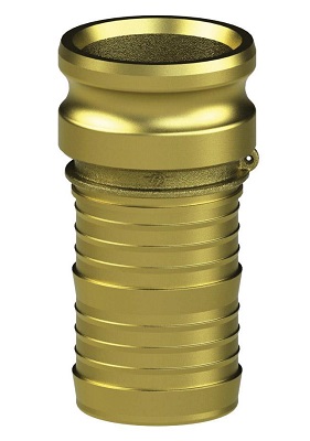 Type E Male Adapter x Hose Shank - USA Brass