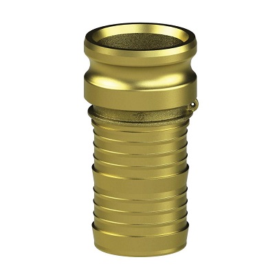 Type E Male Adapter x Hose Shank - USA Brass