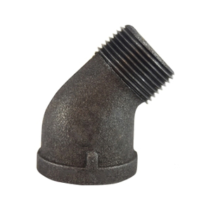 45 Degree Street Elbow, 150# Malleable Black Iron