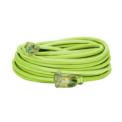 Flexzilla Indoor/Outdoor Pro Extension Cord with Lighted Plug