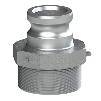 Type FR Male Adapter x Male NPT - USA Aluminum