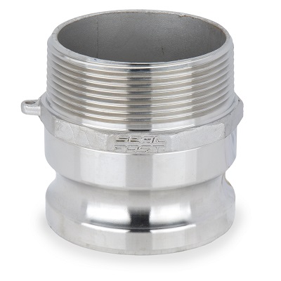 Type F Male Adapter x Male NPT - 304 Stainless Steel